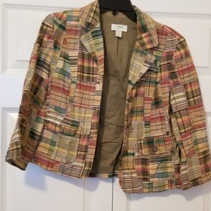 Ann Taylor Loft Plaid Jacket